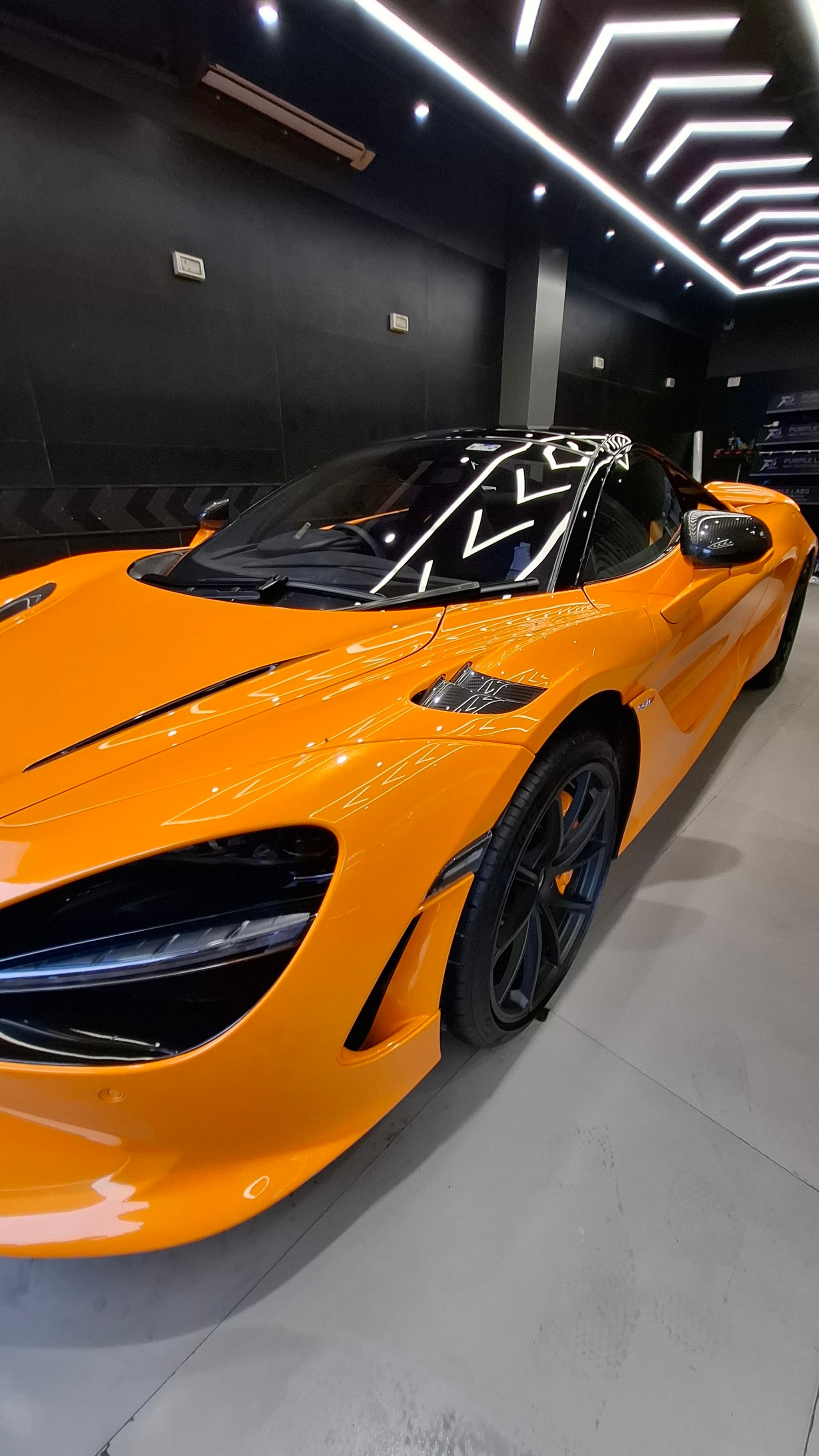 McLaren with paint protection film at Shine My Ride