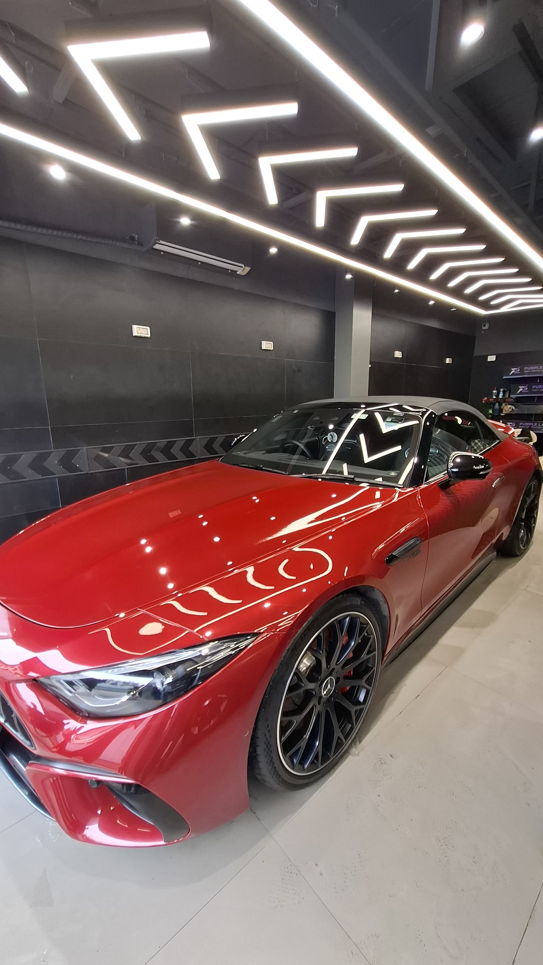 Maserati with paint protection film at Shine My Ride